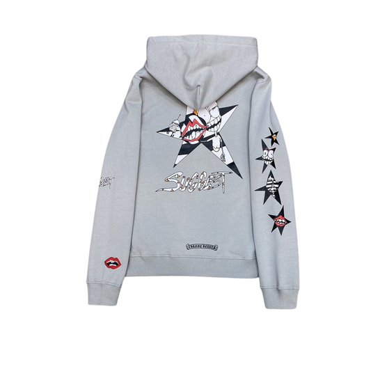 Chrome hearts Grey Mattyboy hoodie